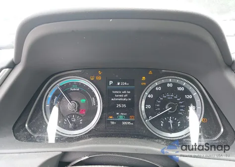 2023 Hyundai Sonata Hybrid Blue из США, поврежденный, VIN KMHL24JJ4PA060255